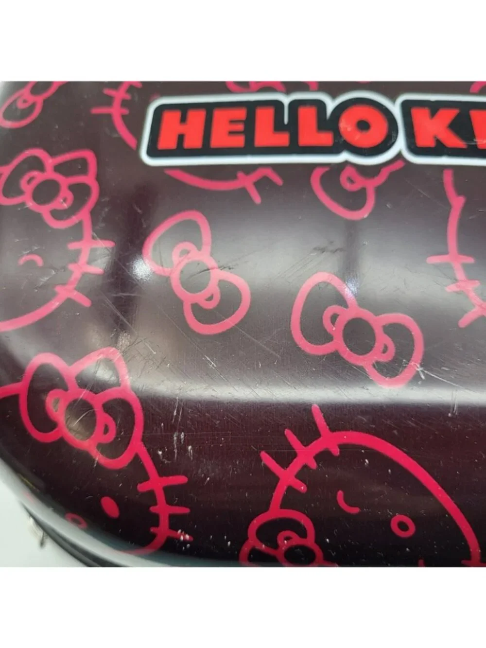 Hello Kitty Hard Shell Backpack Sanrio 2023 Pink Black youth kids size